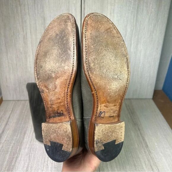 RARE Plus By Chausser Japan Tall Riding Equestrian Boots Leather Womens Size 6.5 - Picture 8 of 11